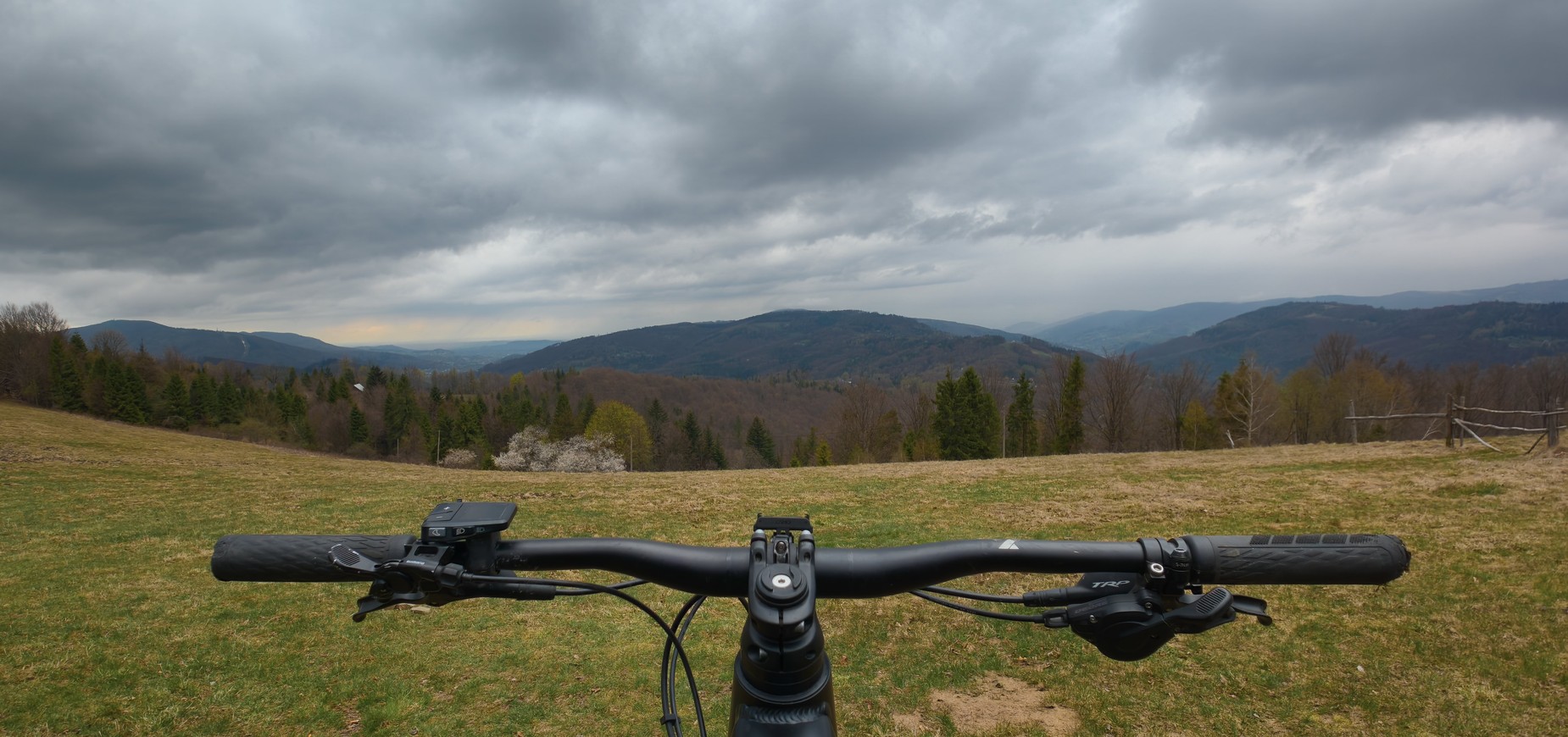 Widok z Trzech Kopców Wiślańskich 