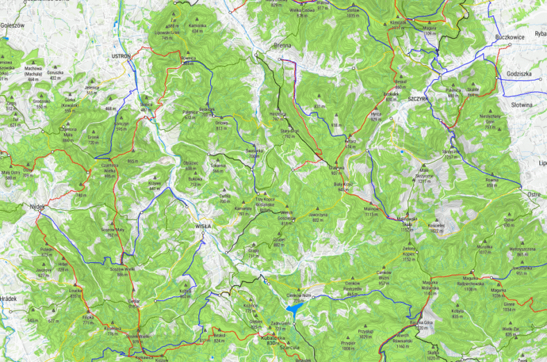 Beskidy Rowerem trasy